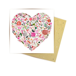 Handwritten card by Gow Tea - Every Day Love Heart
