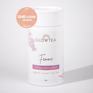 Femme organic hormone balance tea by Glow Tea