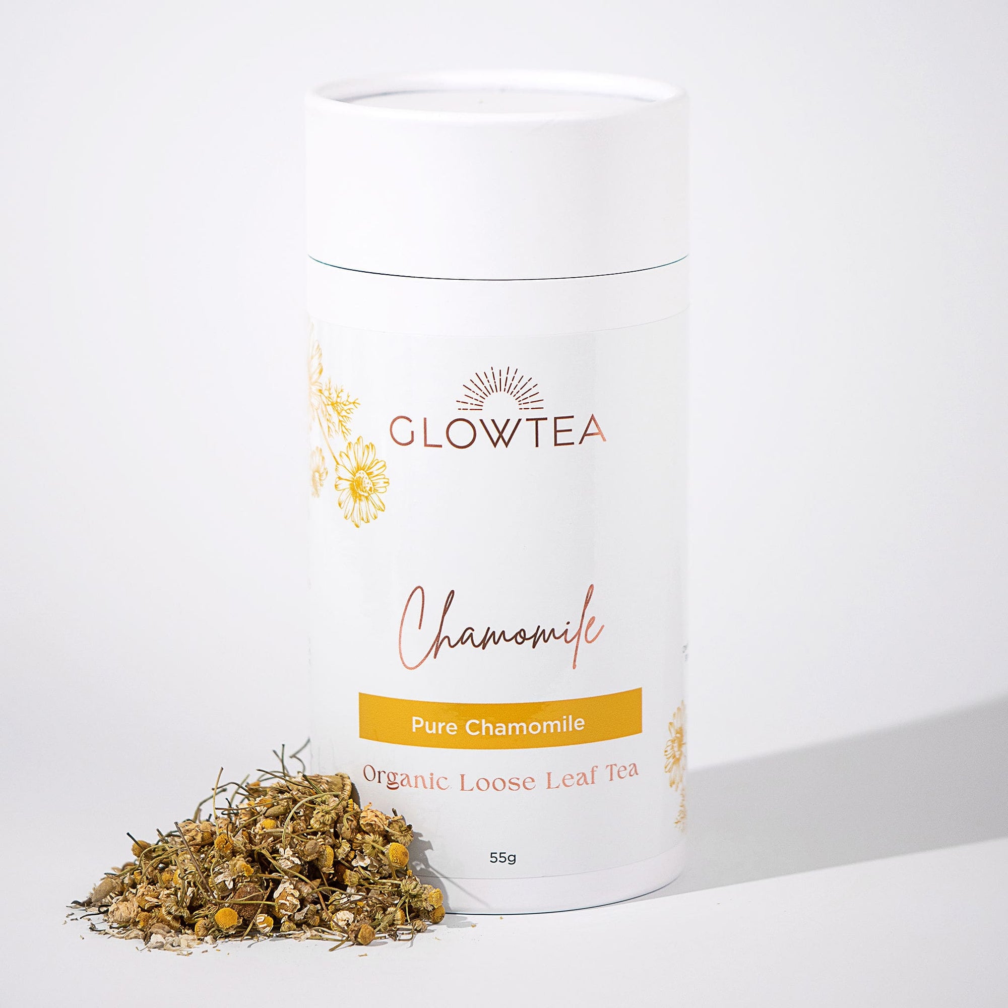  organic chamomile tea by Glow Tea