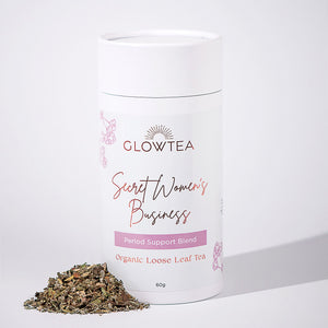 Secret women's Business Period Support Tea by Glow Tea